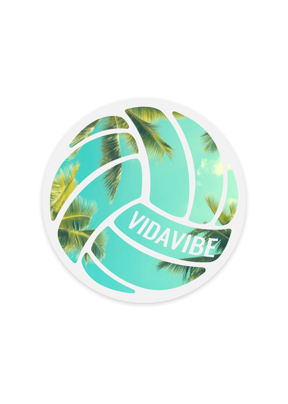 Volleyball Palm Sticker